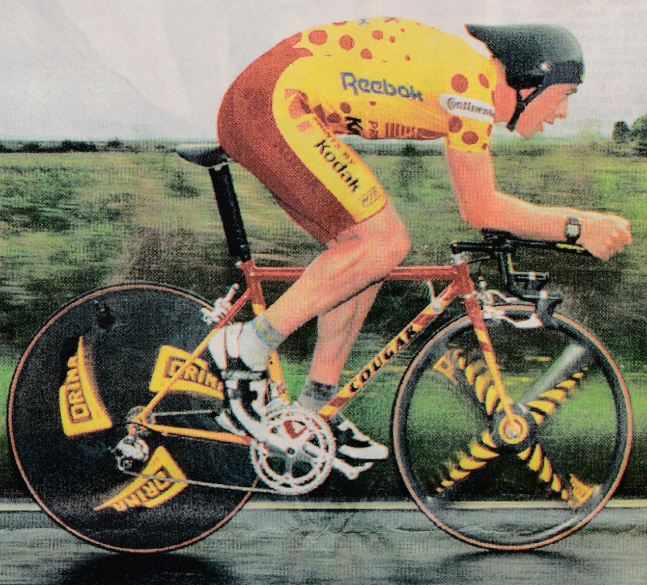 Chris Board (Kodak) set the previous record of 49:36 in 1993 (photo - The Times)