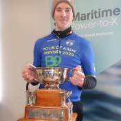 John Buller with the legendary Tommy Brown memorial Trophy. Again.